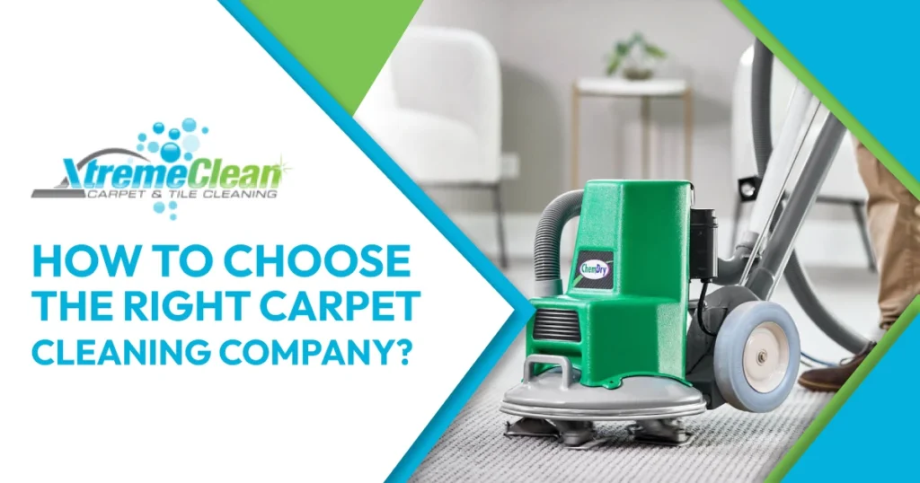 How to Choose the Right Carpet Cleaning Company?
